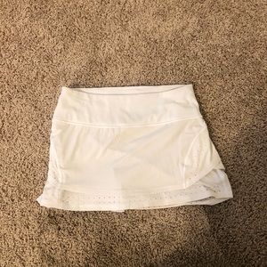 Athleta Swing Skort White
